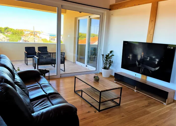 דירה Pekasovi Seaview On A Beautiful Island Krapanj *